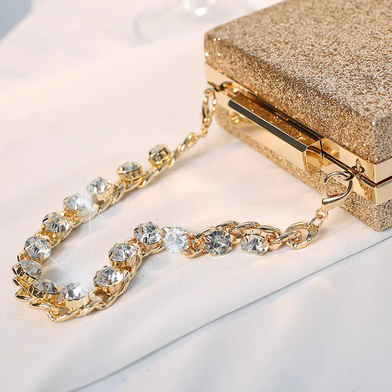Sequin Evening Clutch Bag