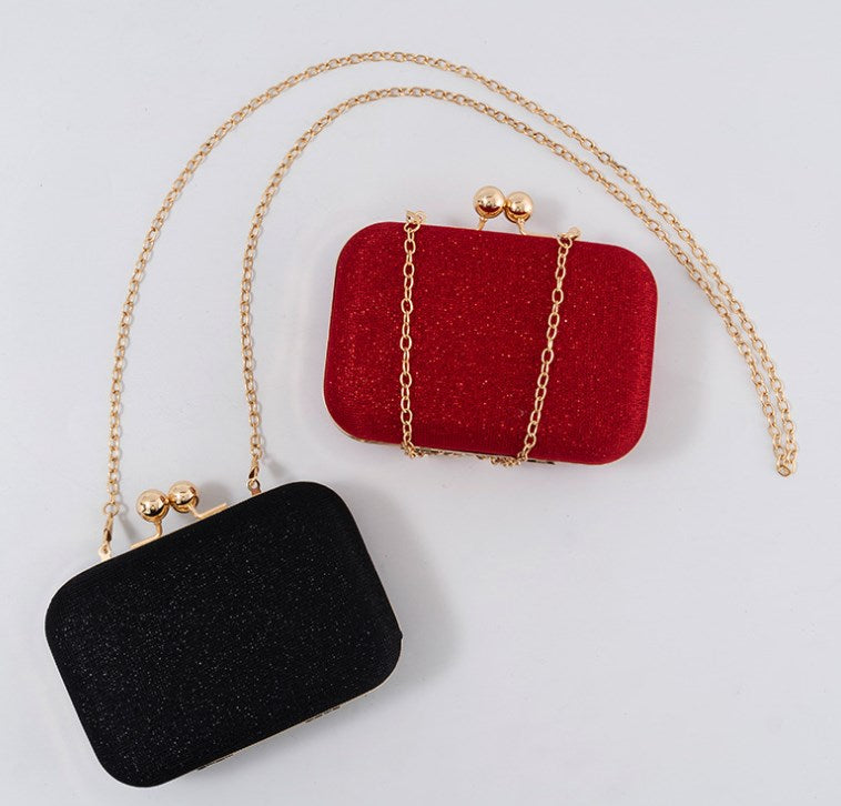 Round Mini Handbag with Chain