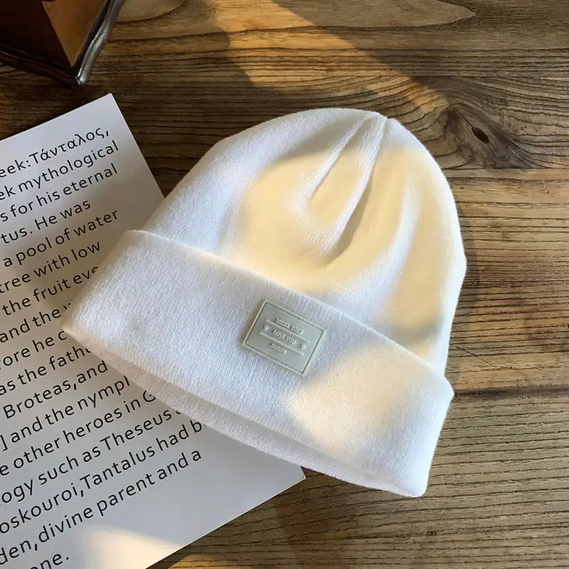 Cozy Letter Beanie