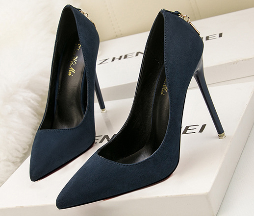 Suede Super High Heels - Statement Elegance for the Bold Woman