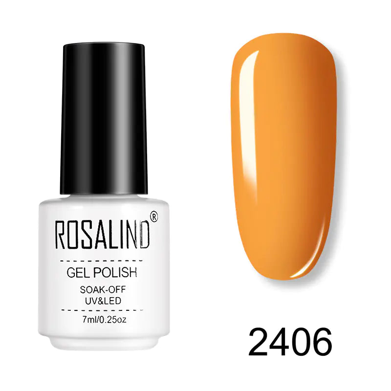 RC Series Pumpkin Color Solid Eco-Friendly Nail Gel