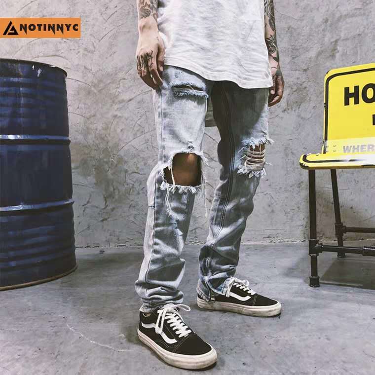 High Street Jeans with Holes