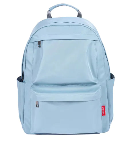Light Blue Minimalist Everyday Backpack