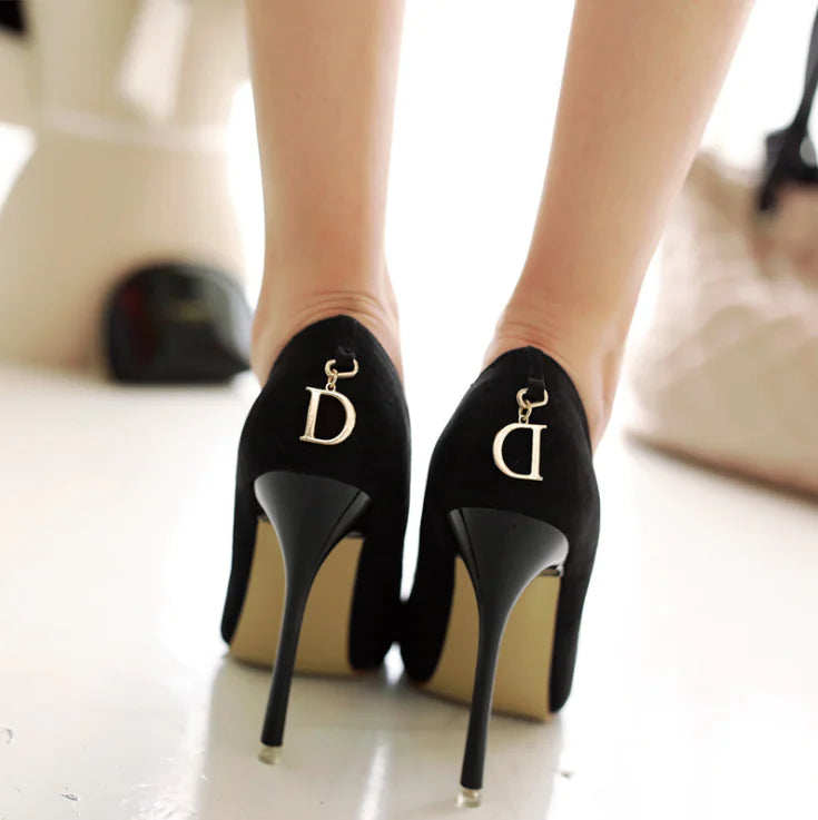 Suede Super High Heels - Statement Elegance for the Bold Woman