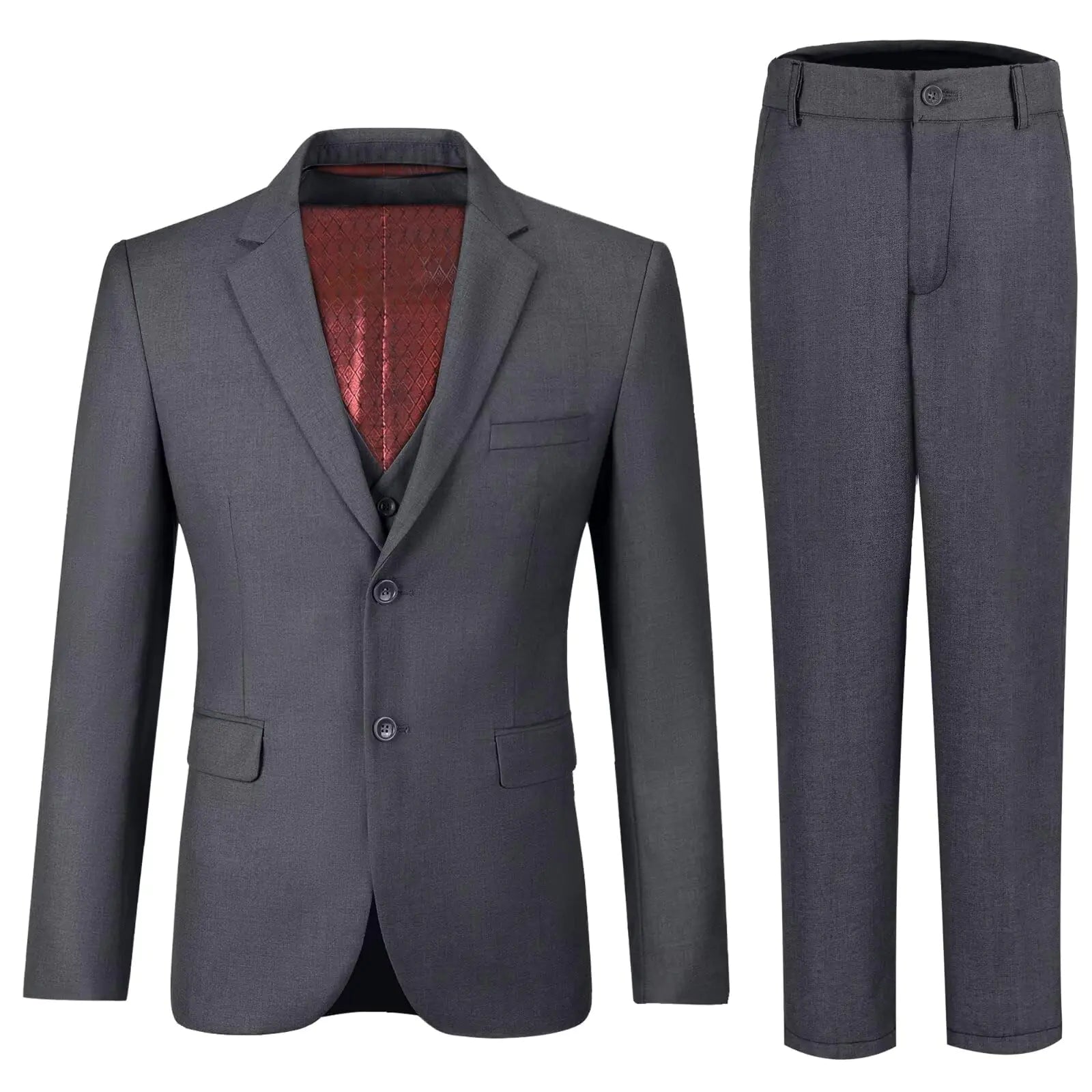 Sharp Junior Tux - Boys' Slim-Fit 3-Piece Formal Suit