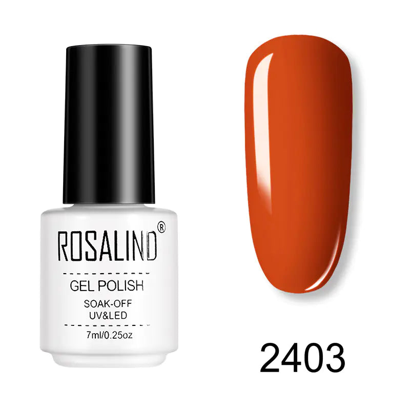 RC Series Pumpkin Color Solid Eco-Friendly Nail Gel