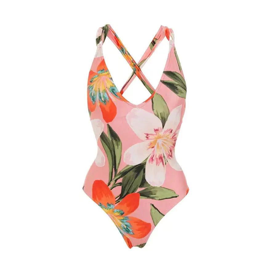 Tropical Blossom Swim Set