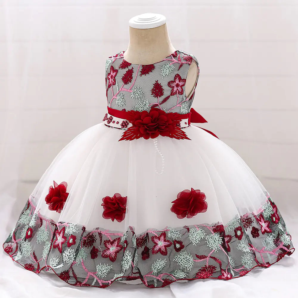 Children's Wedding Dress Puffed Skirt