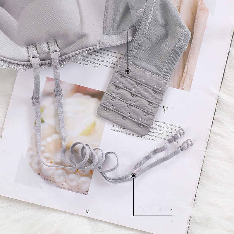 Lace Floral Cup Support Bra