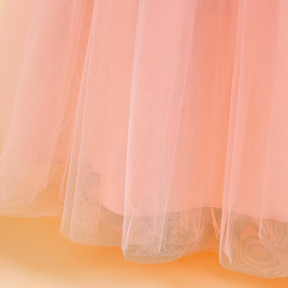 Children's Fashion Casual Solid Color Dress