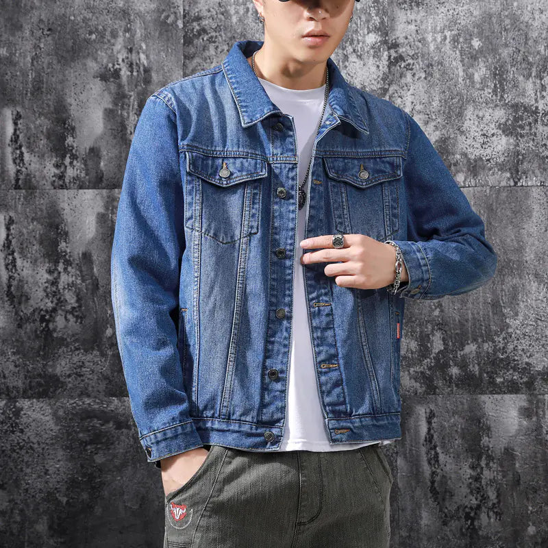 Casual Blue Jacket for Men