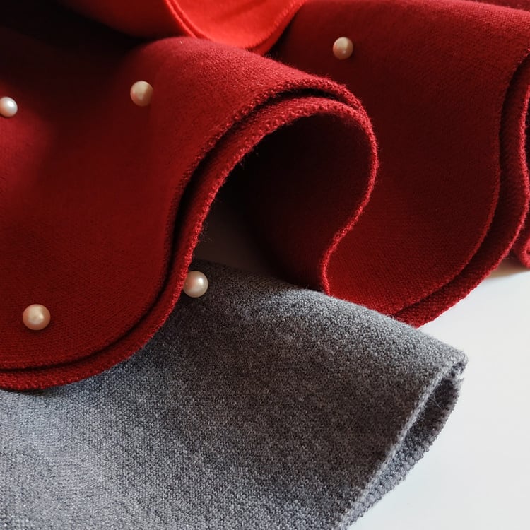 Beaded Knit Sweater Dress