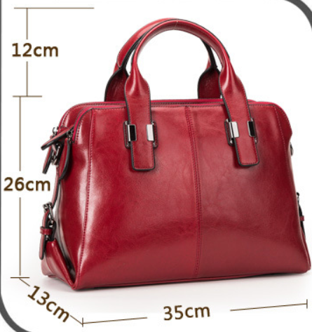 Women's Fashion Simple Leather Crossbody Bag