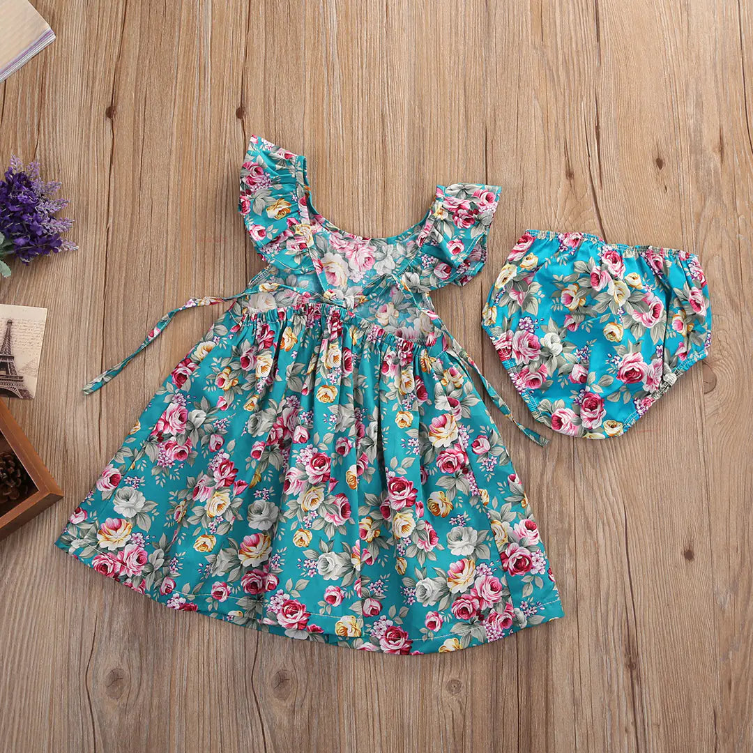 Baby Beach Dress Set
