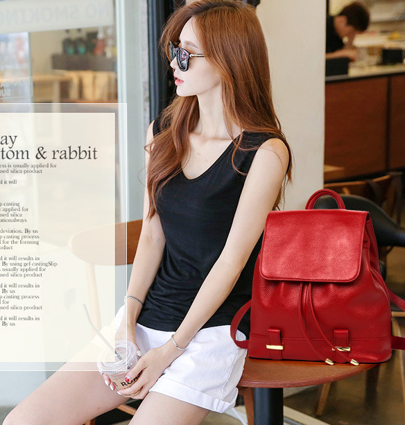 Premium Leather Travel Backpack