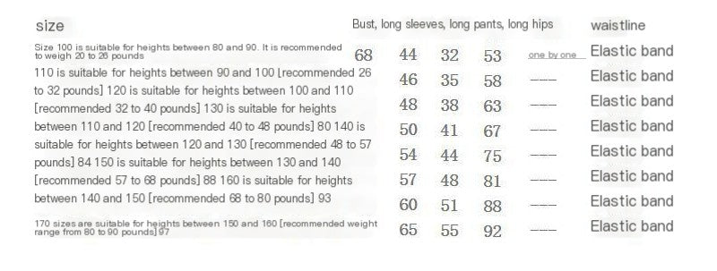 Thin Children's Silk-Style Pajamas