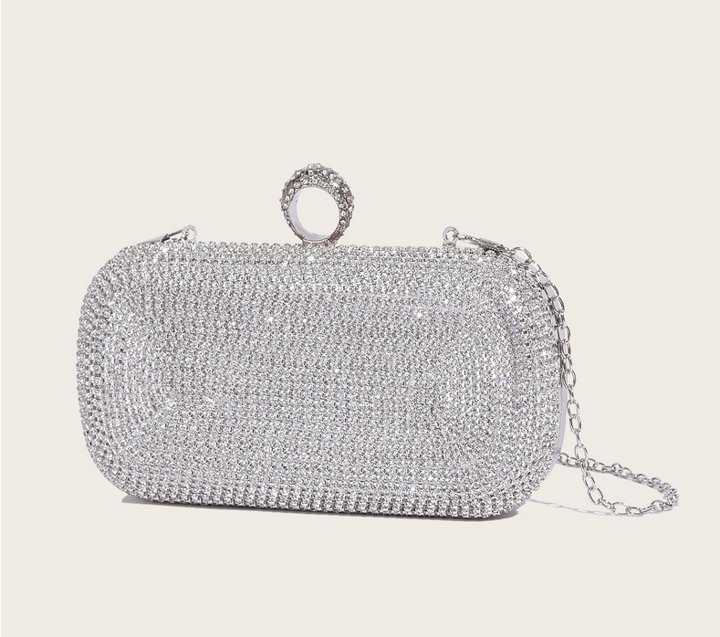Diamond Evening Clutch Bag