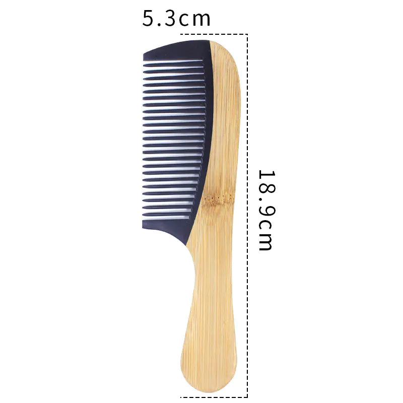 Natural Bamboo Hair Comb Collection
