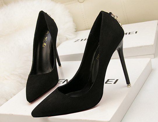 Suede Super High Heels - Statement Elegance for the Bold Woman