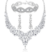 Exquisite Crystal Bridal Jewelry Set