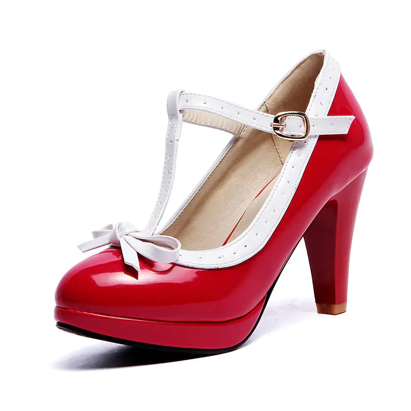Spring High-Heeled Shoes - Elegant Comfort Meets Timeless Style