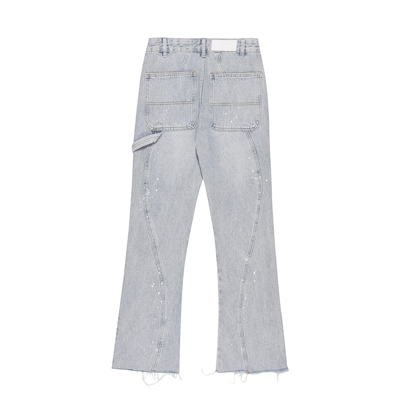 Men's Simple and Slightly Elastic Flare Jeans