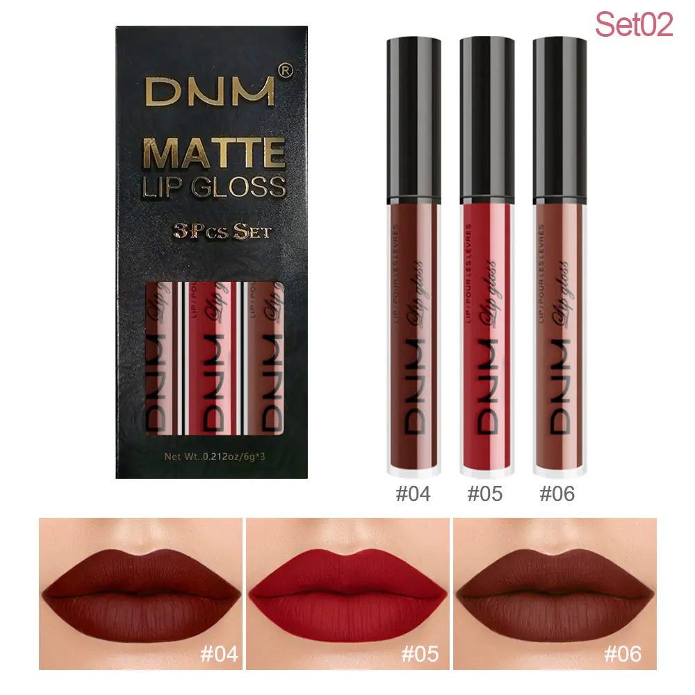 DNM Non-Stick Matte Lip Gloss Set