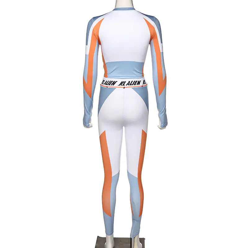 Long Sleeve Crop Top & Leggings Set