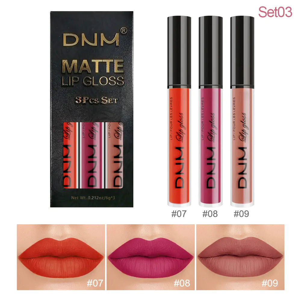 DNM Non-Stick Matte Lip Gloss Set