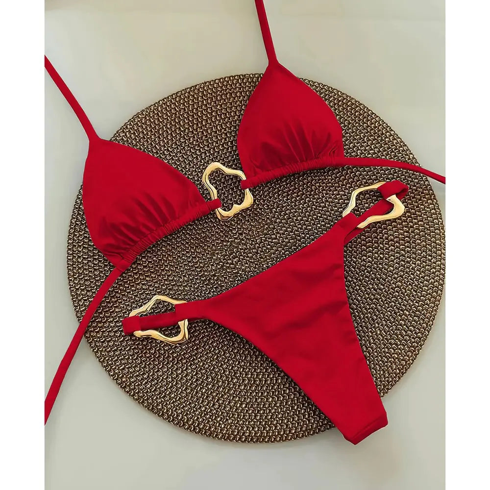 Hollow Bikini Set