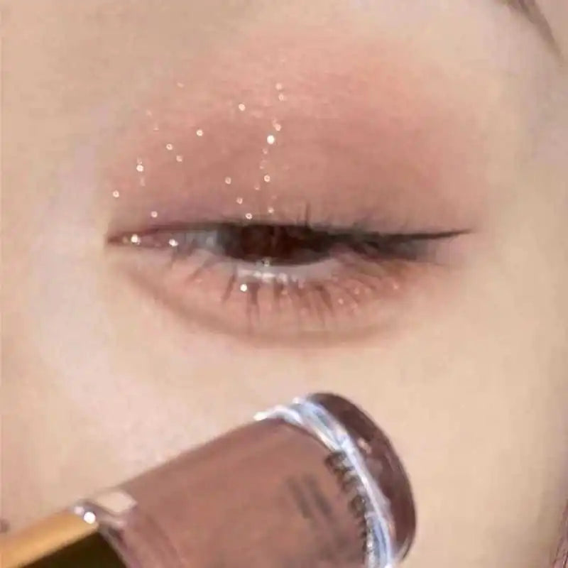 Brown Glitter Liquid Eyeshadow Stick