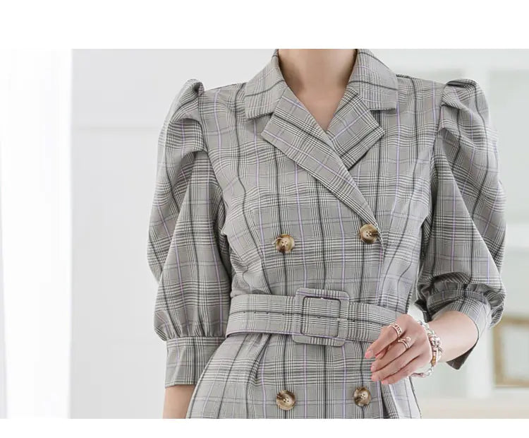 Plaid Mermaid Elegance