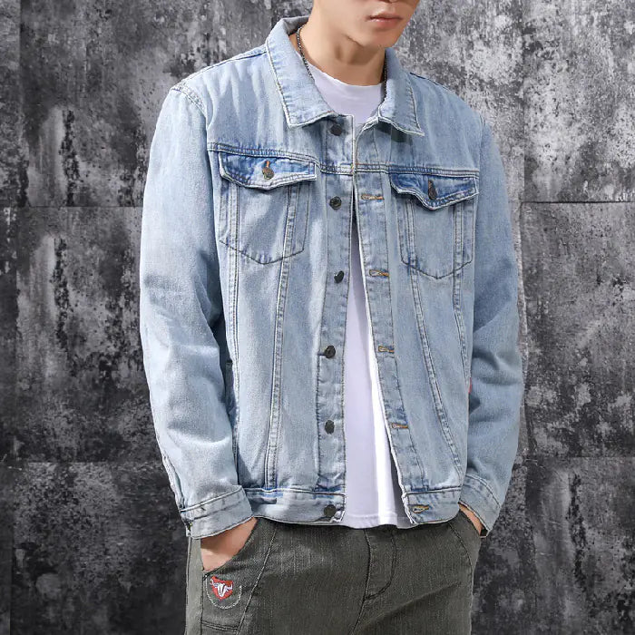 Casual Blue Jacket for Men