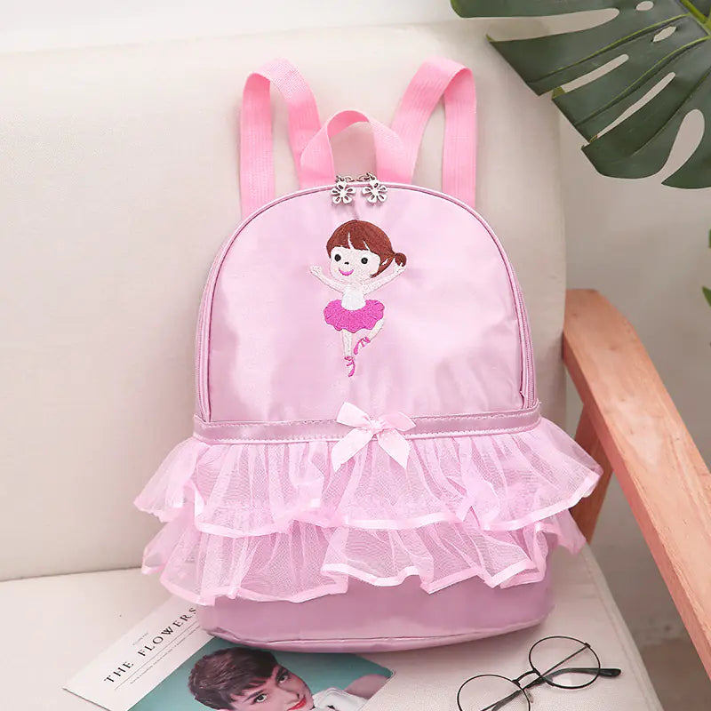 Children's Dance Bag Lace Backpack