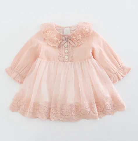 Wrinkle-Resistant Cotton Toddler Dress