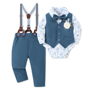 Refined 6-Piece Baby Boy Suit