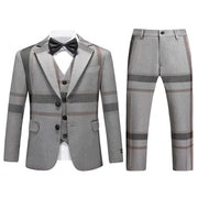 KIKILAND Boys Plaid Suit Set