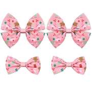 4-Piece Christmas Hair Bow Set