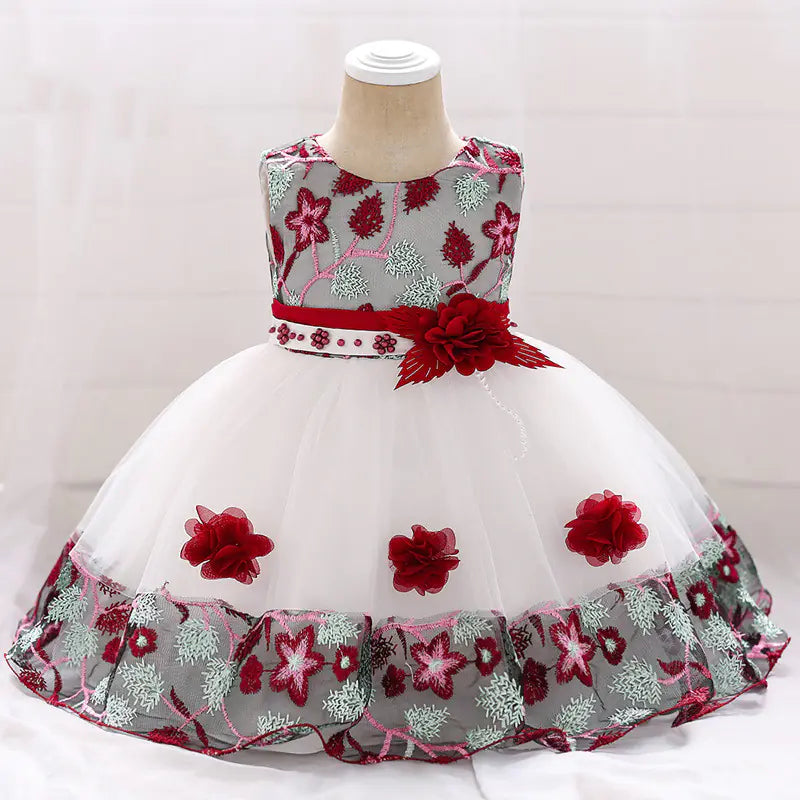Children's Wedding Dress Puffed Skirt