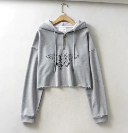 Angel Print Statement Hoodie