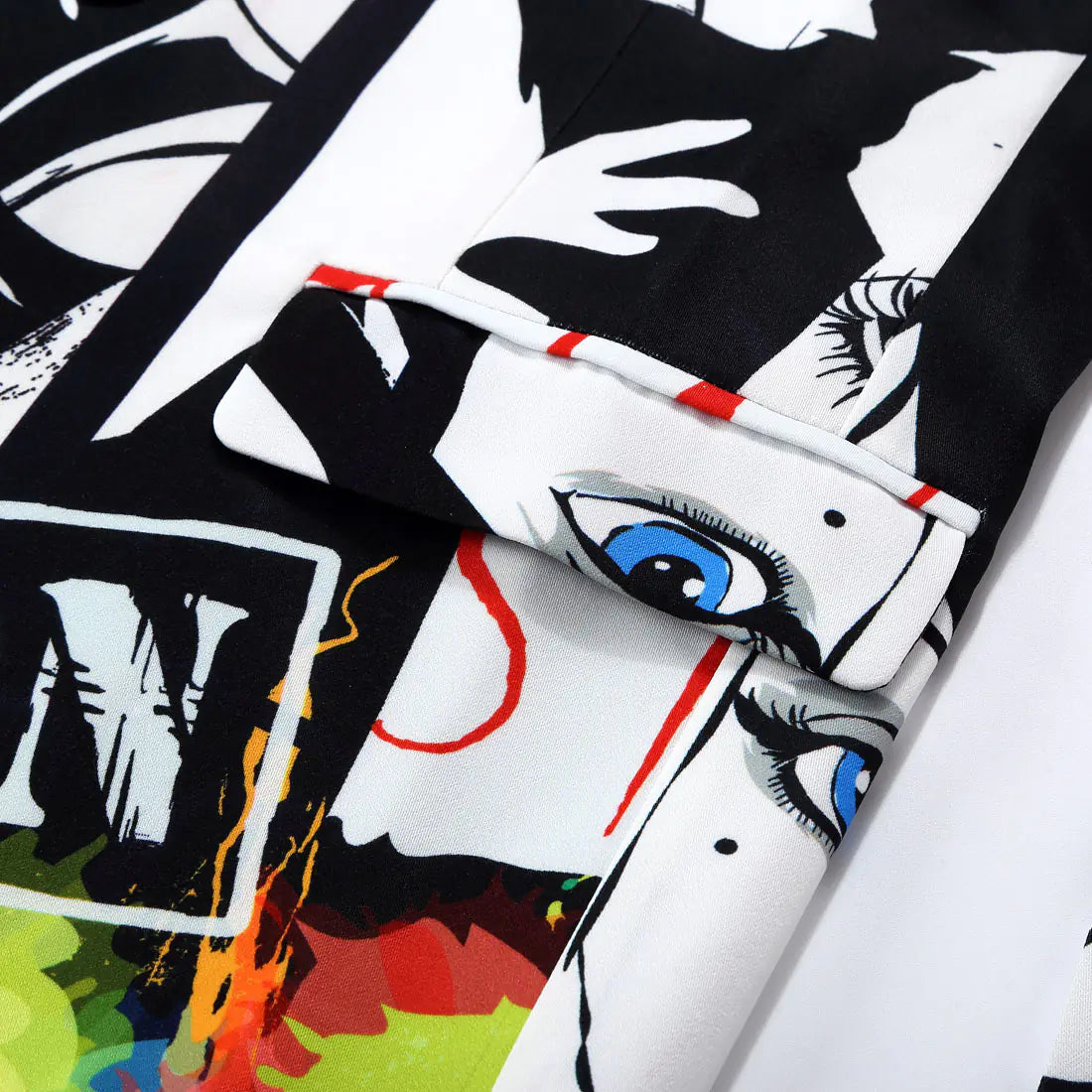 Trendy Printed Suit Jacket