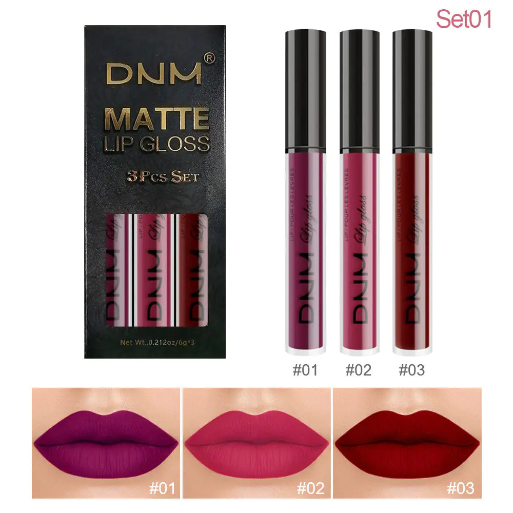 DNM Non-Stick Matte Lip Gloss Set