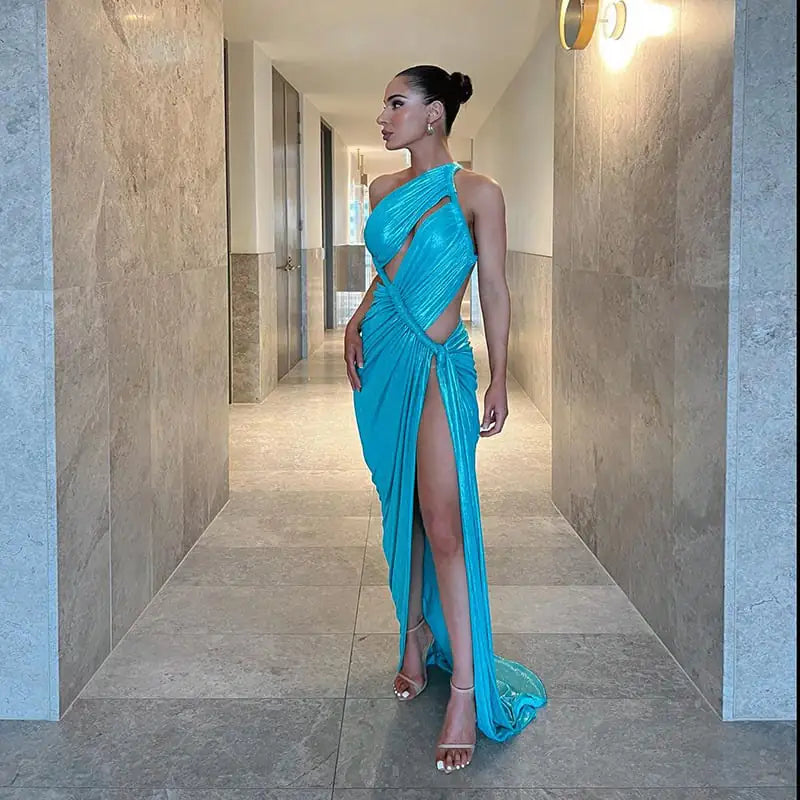 Women's Shoulder Sexy Cutout Slim Sheath Dress