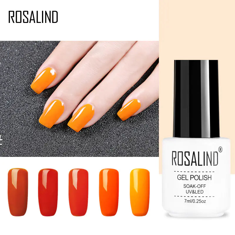 RC Series Pumpkin Color Solid Eco-Friendly Nail Gel