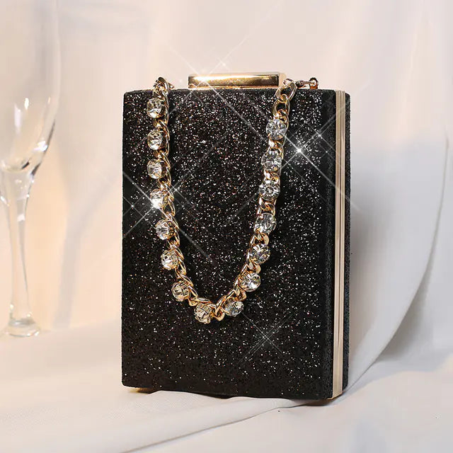 Sequin Evening Clutch Bag