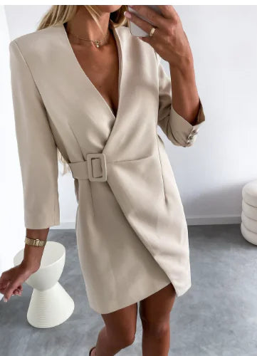 Classic White Tailored Blazer Jacket