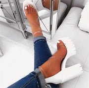 Waterproof Chunky Heel Sandals