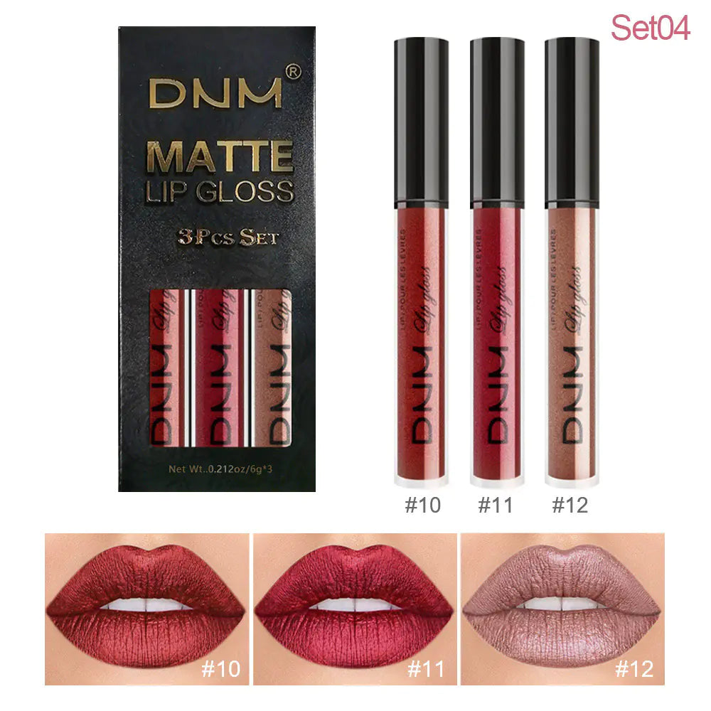 DNM Non-Stick Matte Lip Gloss Set