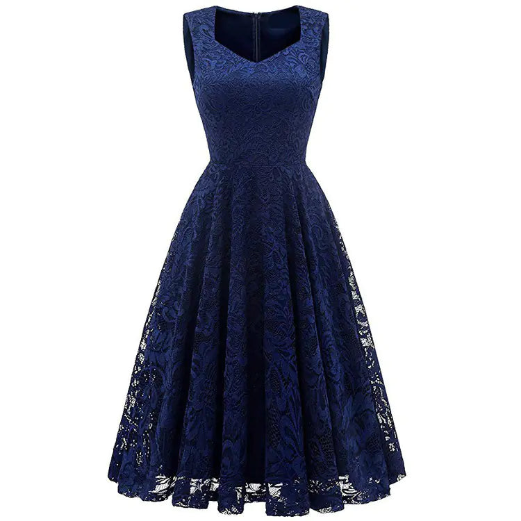 Sophisticated Lace Autumn Dress