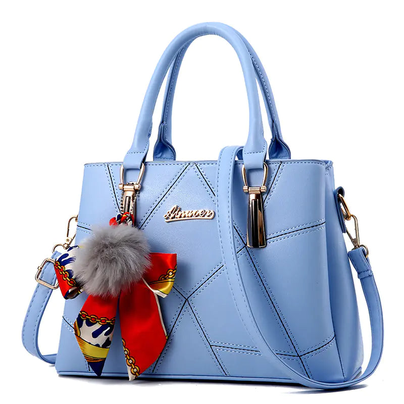 Ivory Mosaic Satchel